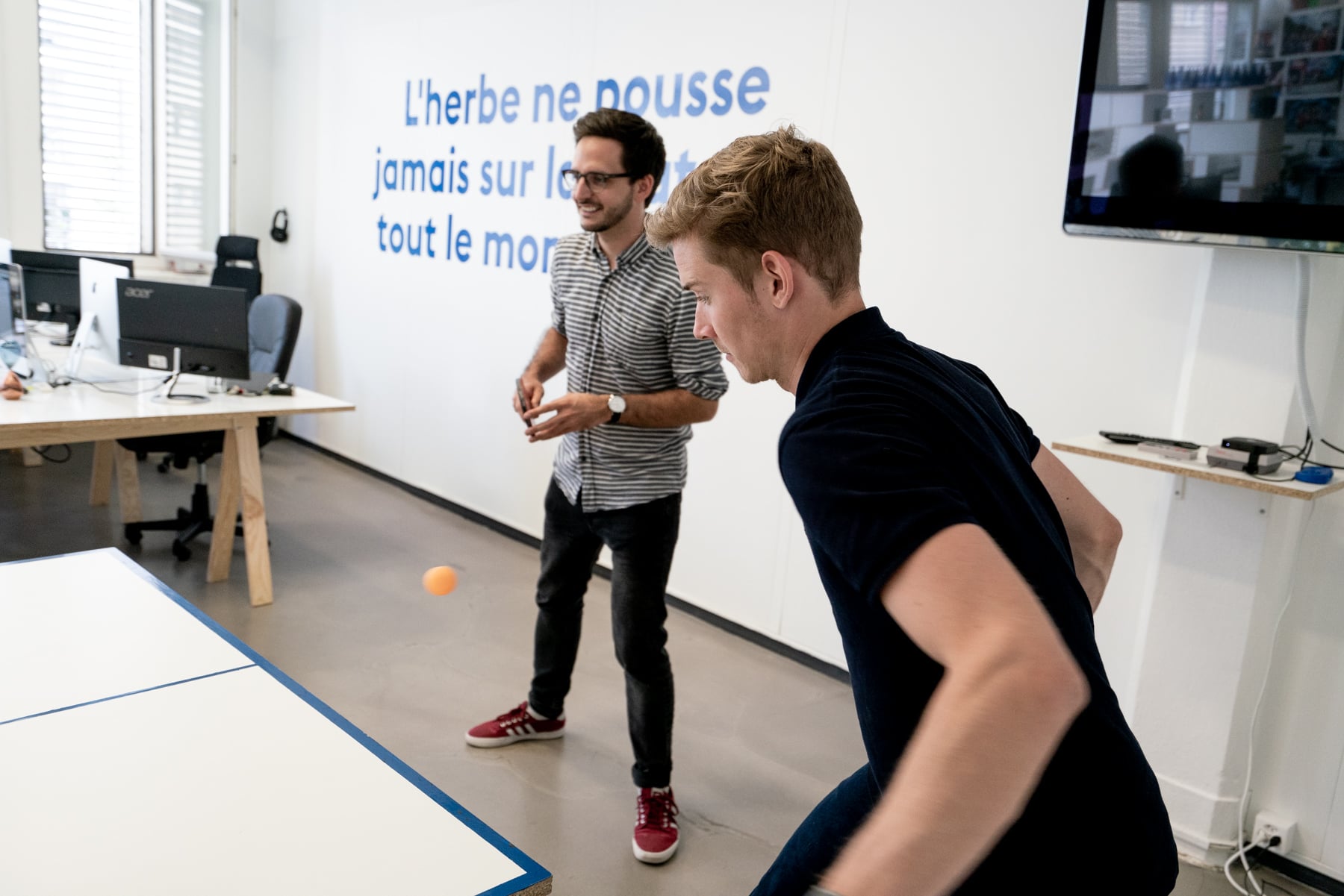 Pause ping pong chez Up to You